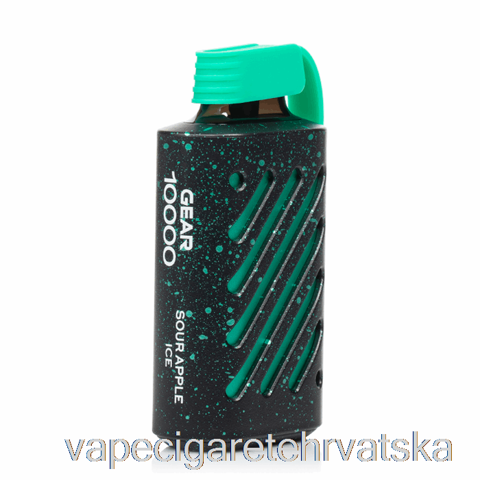 Vape Hrvatska Vozol Gear 10000 Disposable Sour Apple Ice